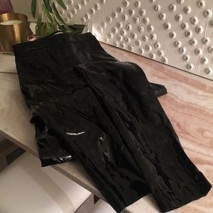 H&M Highwaisted Patent Pants